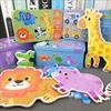 Puzzle di Animali per Bambini 1 2 3 Anni Ragazzi Ragazze Imparare gli Animali Gioco di Abbinamento con Carte di Memoria Giocattoli Educativi