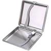 Leather Metal Cigarette Case, Can Hold 20 Cigarettes
