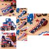 Vibrant Patriotic Independence Day Decoration American Ribbon Festive Banners In Red White And Blue