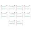 10 Set Happy Birthday Cake Topper Flaggen Banner Party Kuchen Dekorationen Cupcake Wimpel Topper Schild für Jungen Mädchen Geschenk