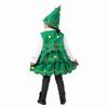 Polyesterové dětské šaty bez rukávů Cosplay kostým Módní kostým vánočního stromku Děti