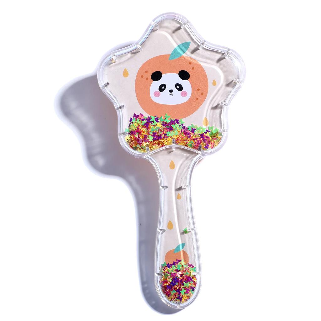 Cartoon Magic Comb Anti-static Massage Scalp Brush Hair Brushes Shower Massage Hairbrush Comb Sparkling Powder Comb