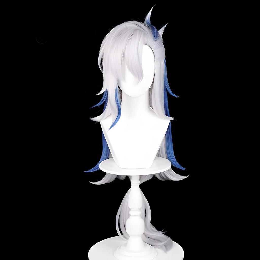 Neuvillette Cosplay Wig - Cardamom Genshin Impact Fontaine Style