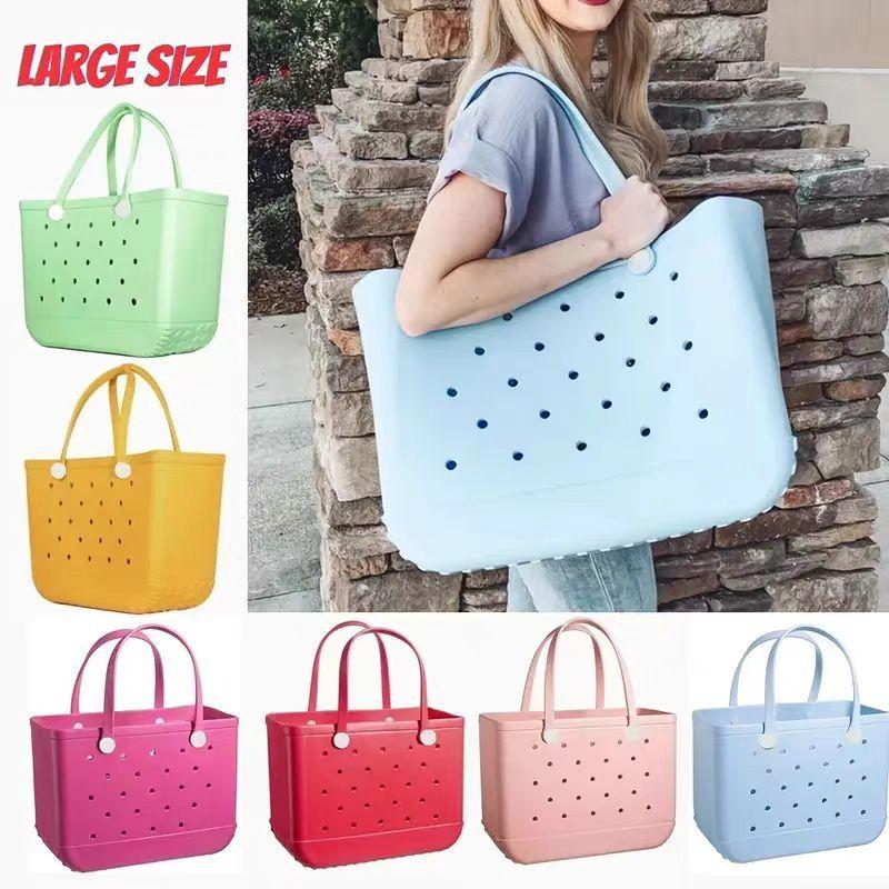 Eva Beach Bag Hole Bag Portable Handbag Waterproof Travel Bag Washable Suitable For Sports Beach Swimming Pool