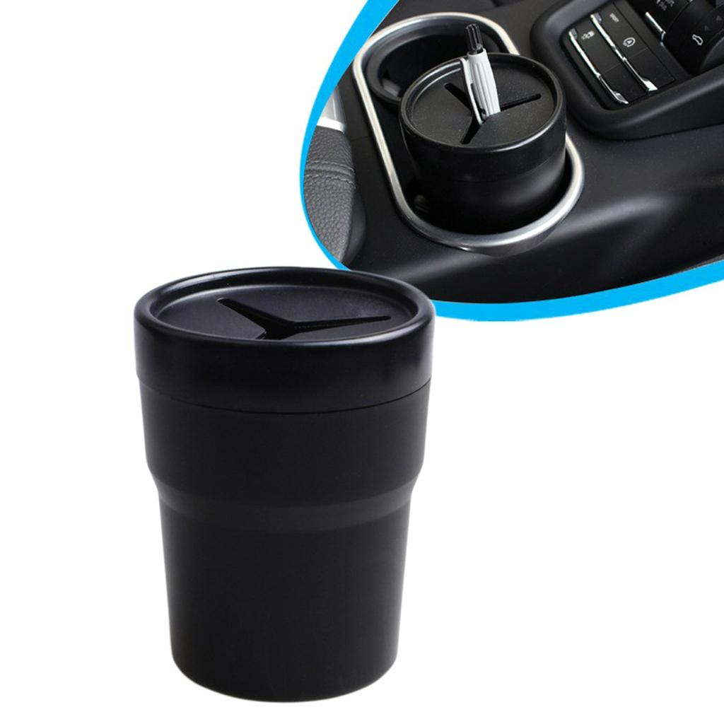 Upgraded Car Trash Can Mini Car Trash Bin Automotives- Trash Can Car Rubbish Box Change Storage Box Lightweight Can