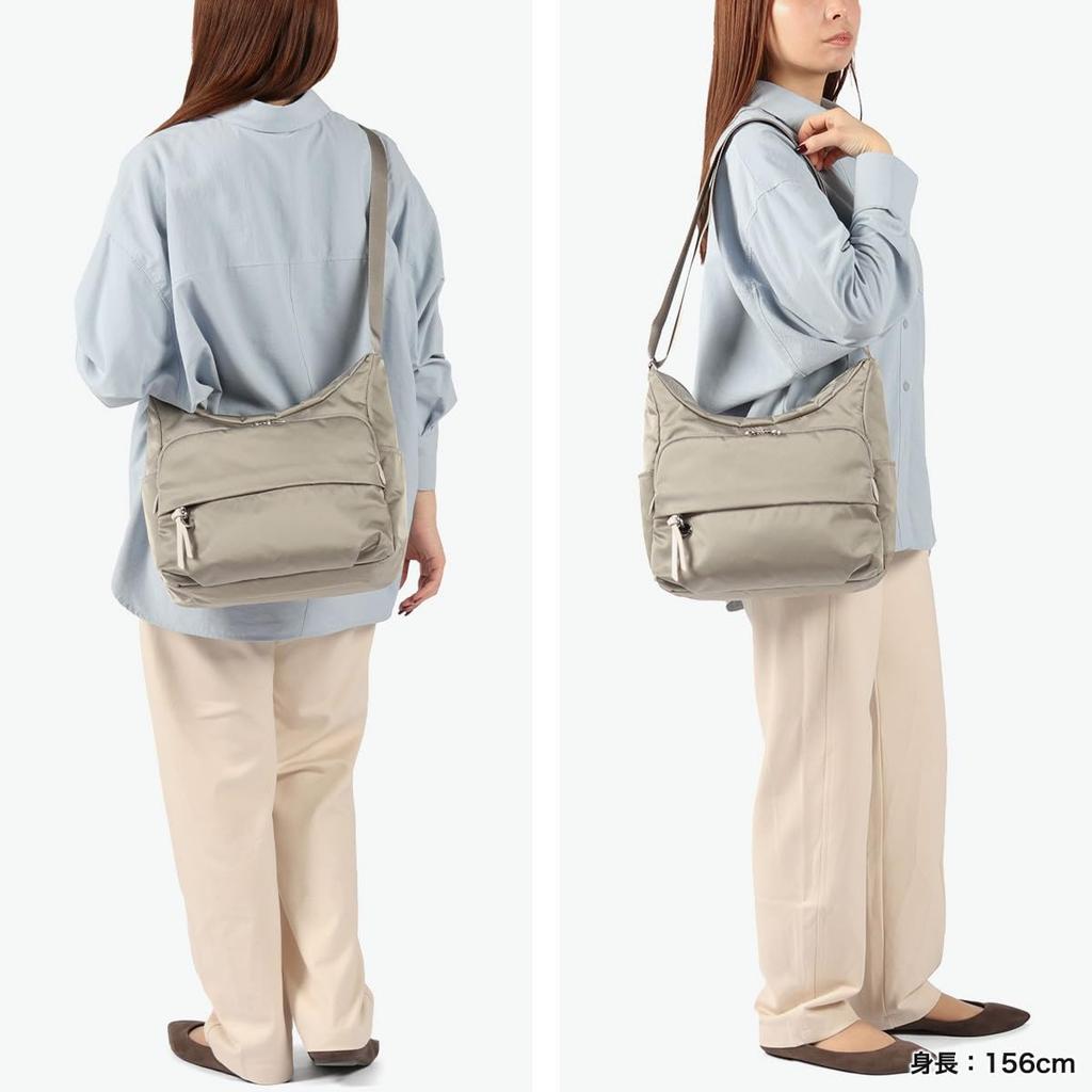 Progre Serge Shoulder Bag No. 68373 Lightweight Simple Back Pocket