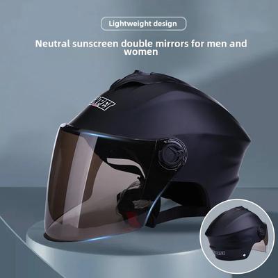 Wholesale Clearance Electric Motorcycle Helmet Universal For Men And Women Summer Sun Protection Half Helmet Battery Car Riding