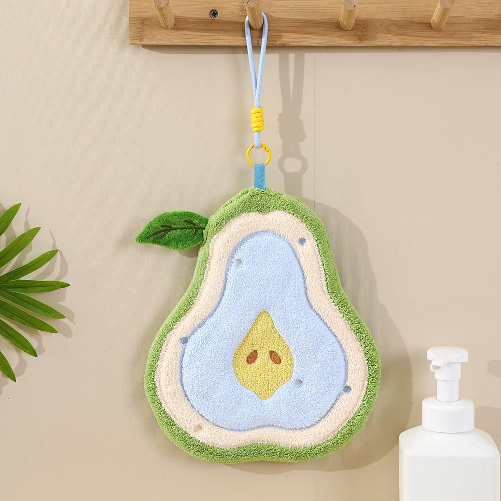 Adorable Fruit-Themed Hand Towels for Kitchen & Bathroom - Creative Souvenir for Kids
