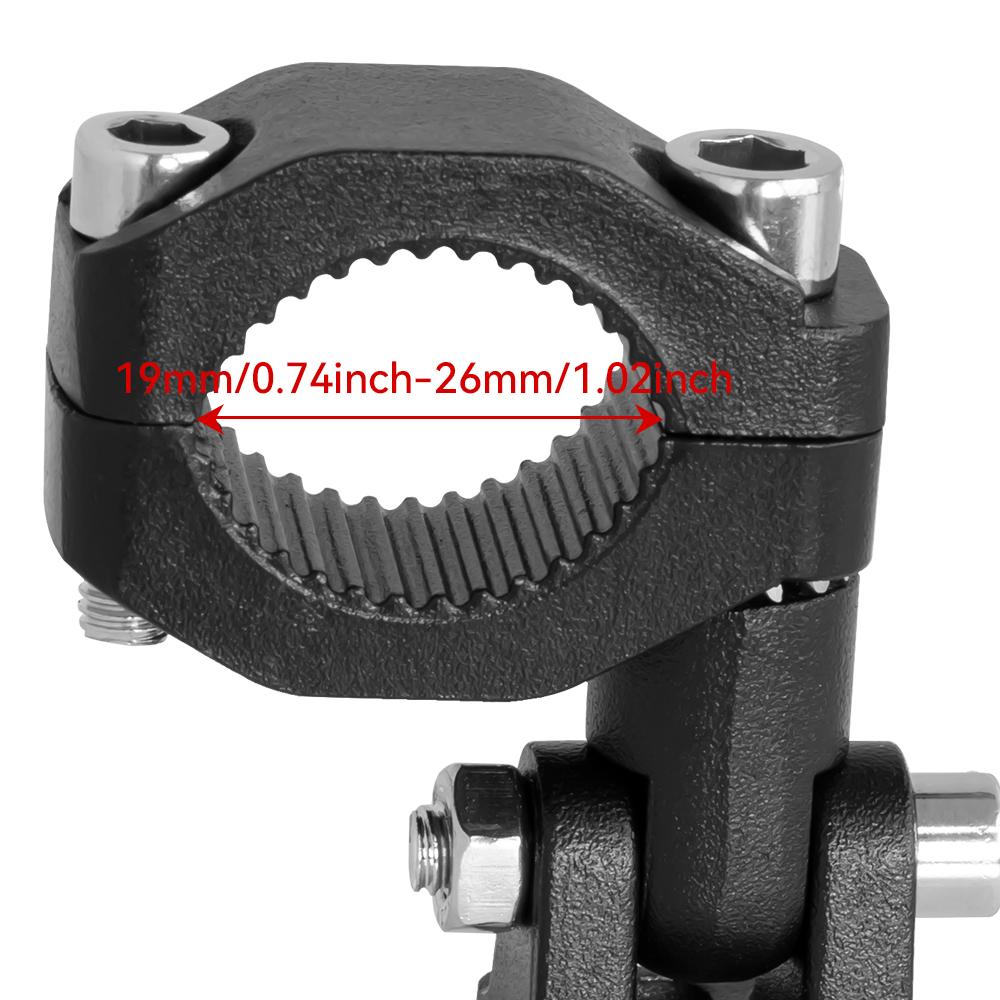 Motorcycle Headlight Spotlight Led Auxiliary Lights Clamps Tube Mount for Motorbike Fog Light Holder Motos Accessories