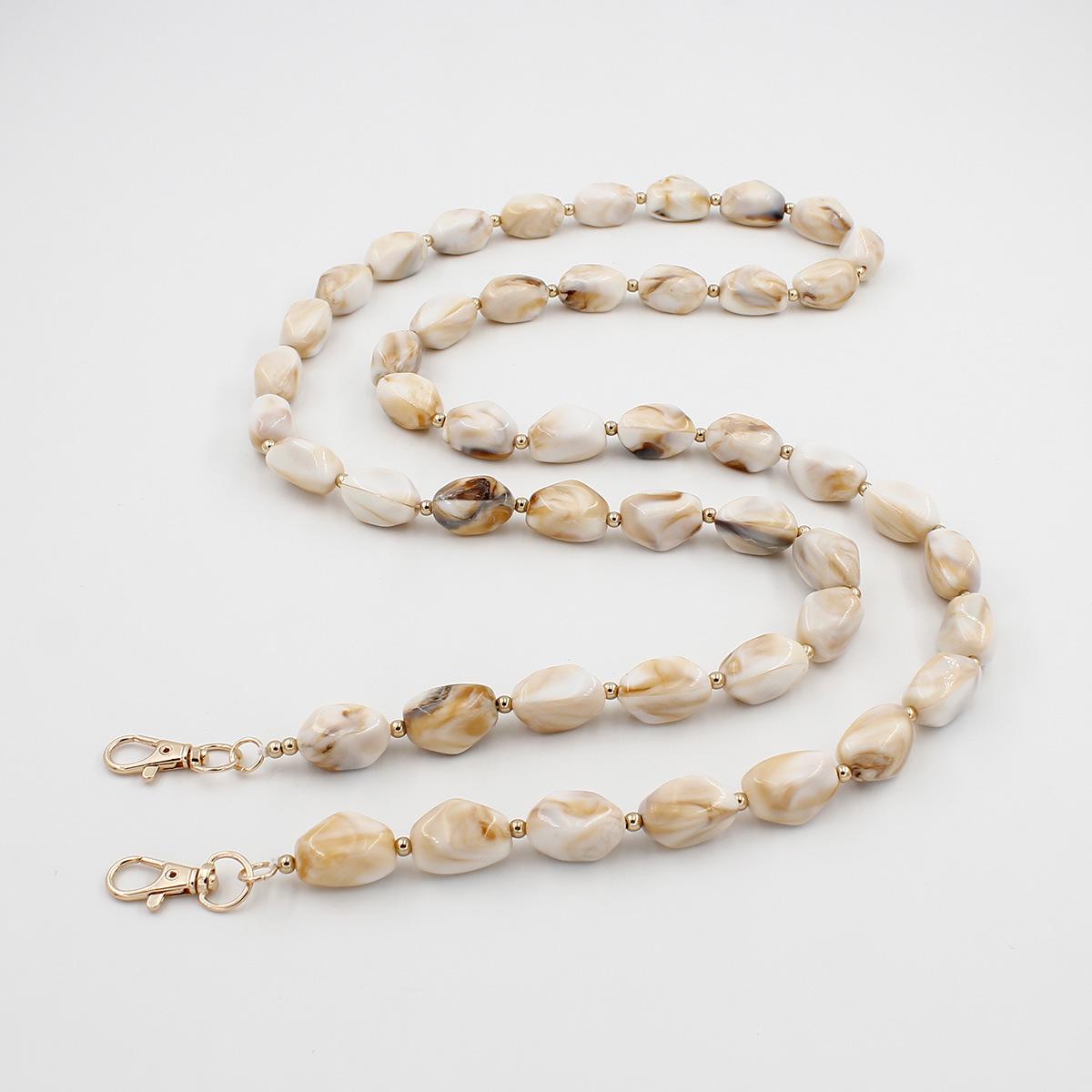 

Сделанная вручную нерегулярная акриловая сумка-цепочка с цветными блоками - DIY аксессуар