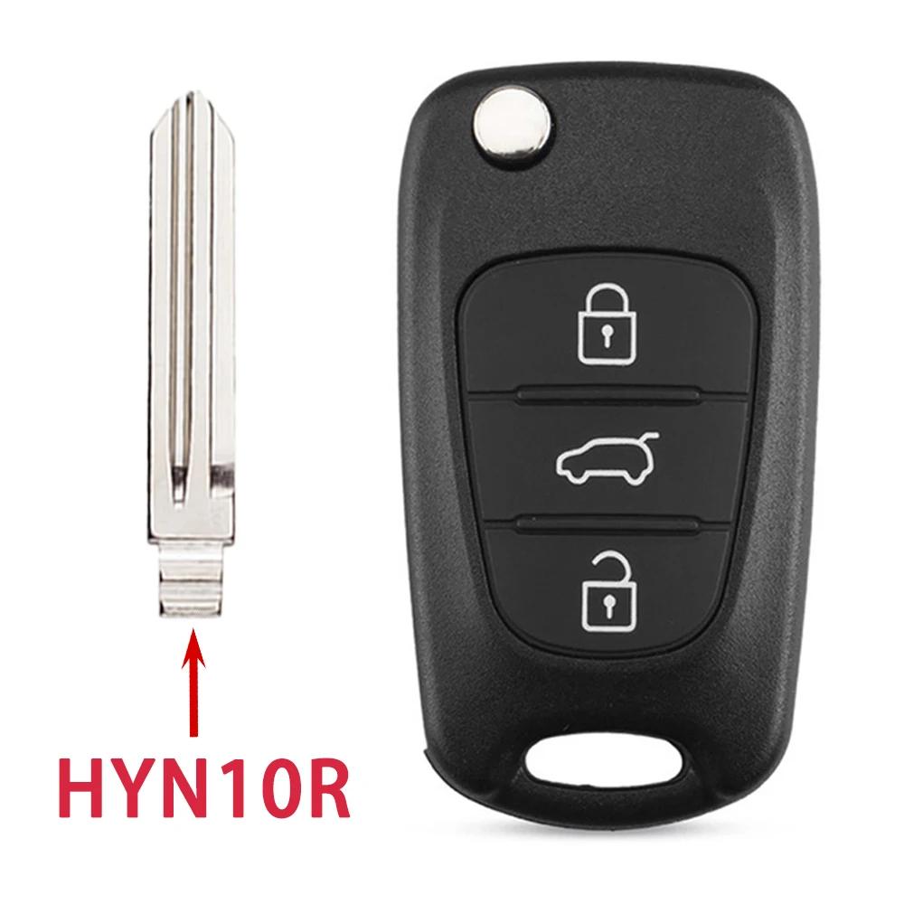 Für Hyundai I20 I30 Ix35 I35 Für Kia K2 K5 Rio 3 Picanto Ceed Cerato Sportage Klappbare Fernbedienung Auto Schlüsselhülle 3 Tasten
