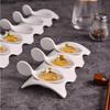 Ceramic Dining Plate Caviar Spoon Seasoning Dish Snack Bowl Dessert Plate Dim Sum Dish Sashimi Plates Fruit Bowl Sushi Plates