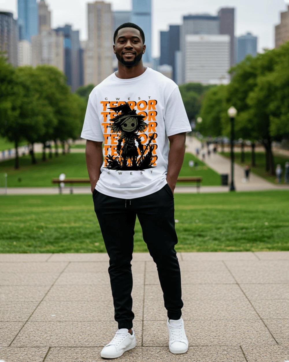Scarecrow Terror Oversized T-Shirt 2XL