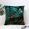 Retro BBioshock RRapture Game Office Cushion Pillowcase Car Cushion CoverXCM Lumbar Pillowcase Sofa Pillowcover