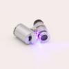 Mini Pocket Microscope UV Magnifier Folding Jewelry Microscope Illuminated Adjustable Jeweler Loupe Magnifying Glass