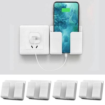 Punch-free Bracket Remote Control Mobile Phone Charging Wall-mounted Box Wall-mounted Storage Box Mobile Phone Storage Rack