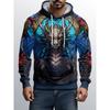 Men's Autumn and Winter 3D Printed Hooded Fashion Versatile Trend Breathable Casual Hoodies & Sweatshirts (men’s)