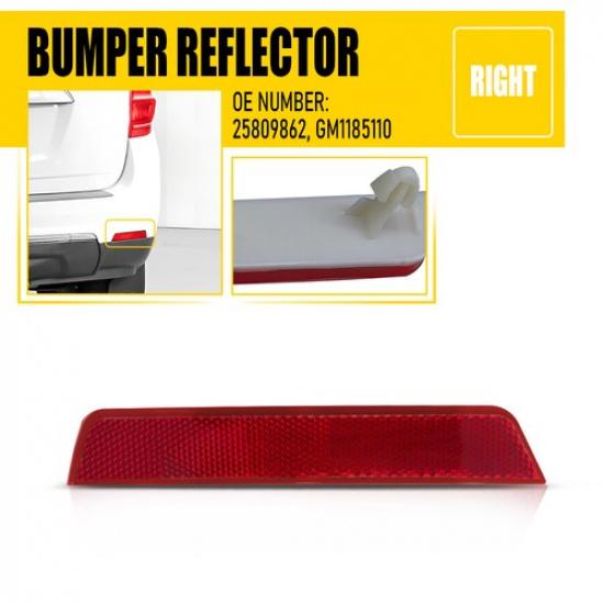 Left Side Rear Bumper Light Lamp Reflector Lamp For 2010-2017 Chevrolet Equinox