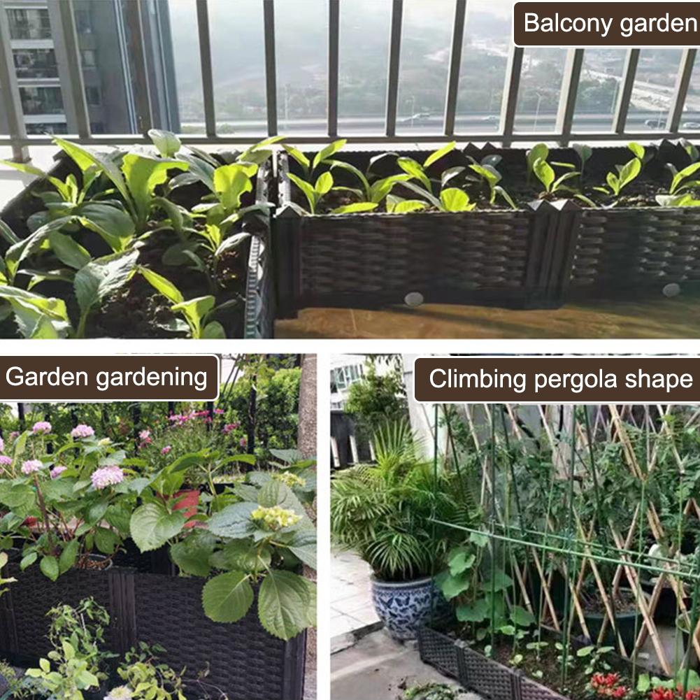 Raised Garden Beds Outdoor, Elevated Planter Boxes Outdoor for Vegetables, Flowers, Herbs, Garden Box for Indoor and Outdoor Use