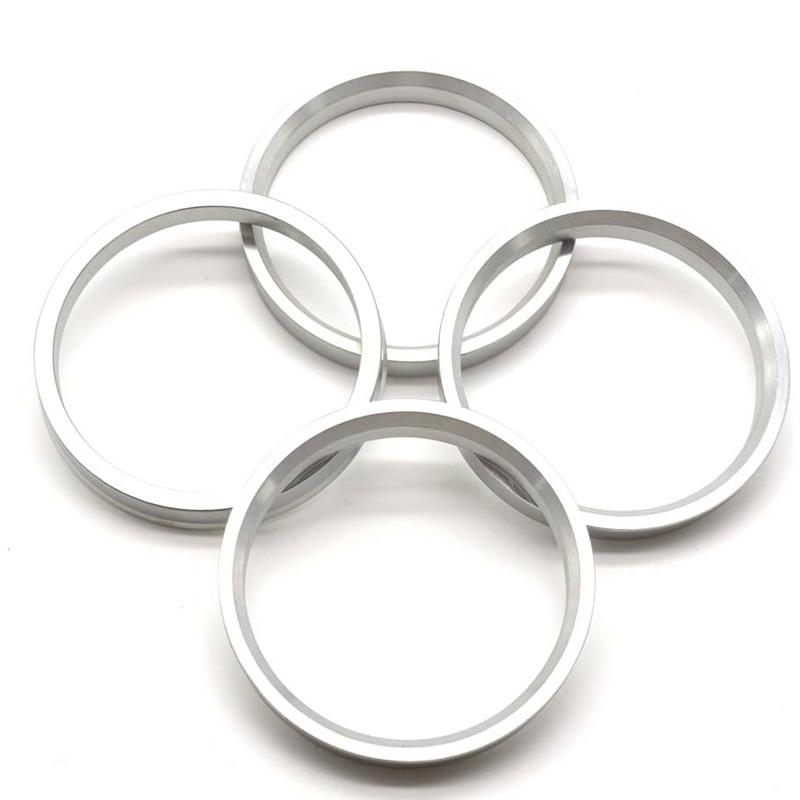 4pcs OD 56.1 57.1 60.1 63.1 64.1mm To ID 54.1 56.1 56.6 57.1mmCar Tire Centering Hub Centric Rings Wheel Bore Center