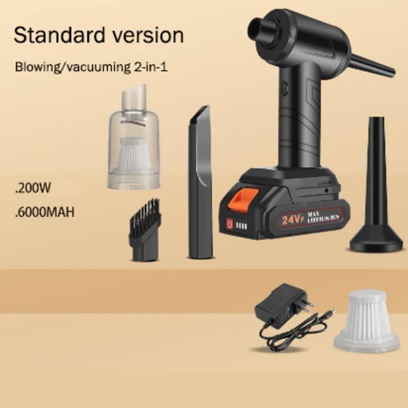

Многофункциональный ручной пылесос беспроводной мощный пылеуловитель бытовой всасывающий и выдувающий пылесборник 2 в 1 12V 200W Standard version