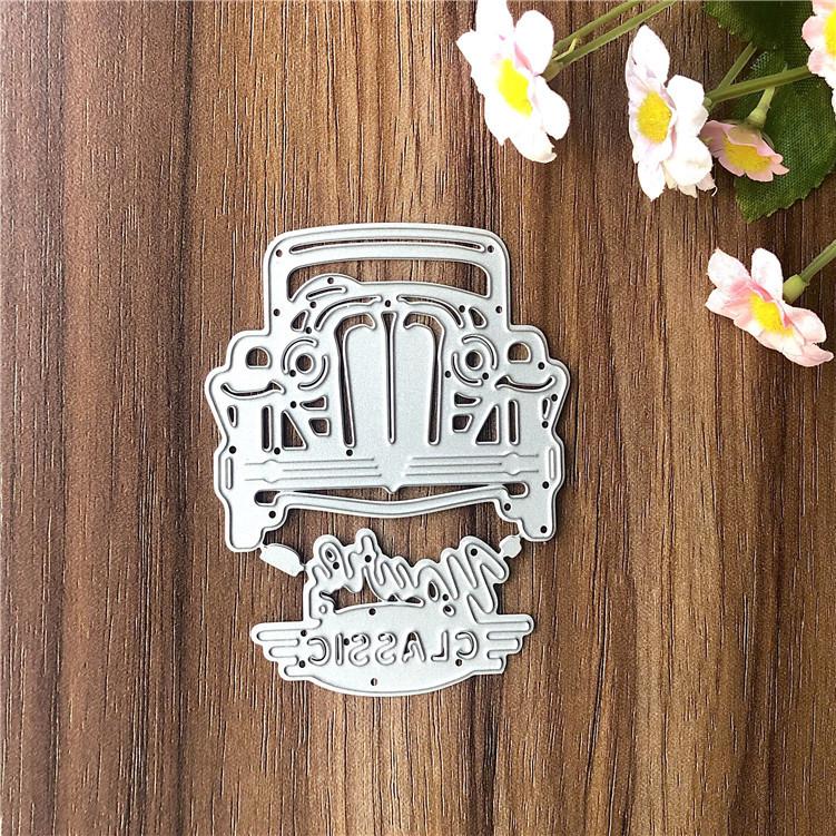 Car Metal Cutting Dies Stencil for DIY Scrapbooking Photo Album Embossing Paper Cards Crafts Diecuts
