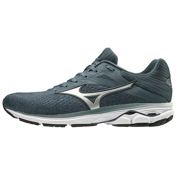 Mizuno Wave Rider 23 Blue Silver Unisex Sneakers J1GC190345