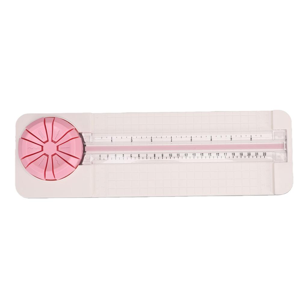 6 in 1 Paper Cutter Straight Dotted Curved Creased Deckle Wavy Line Cutting Versatile Trimmer for 22cm Wide 220gsm