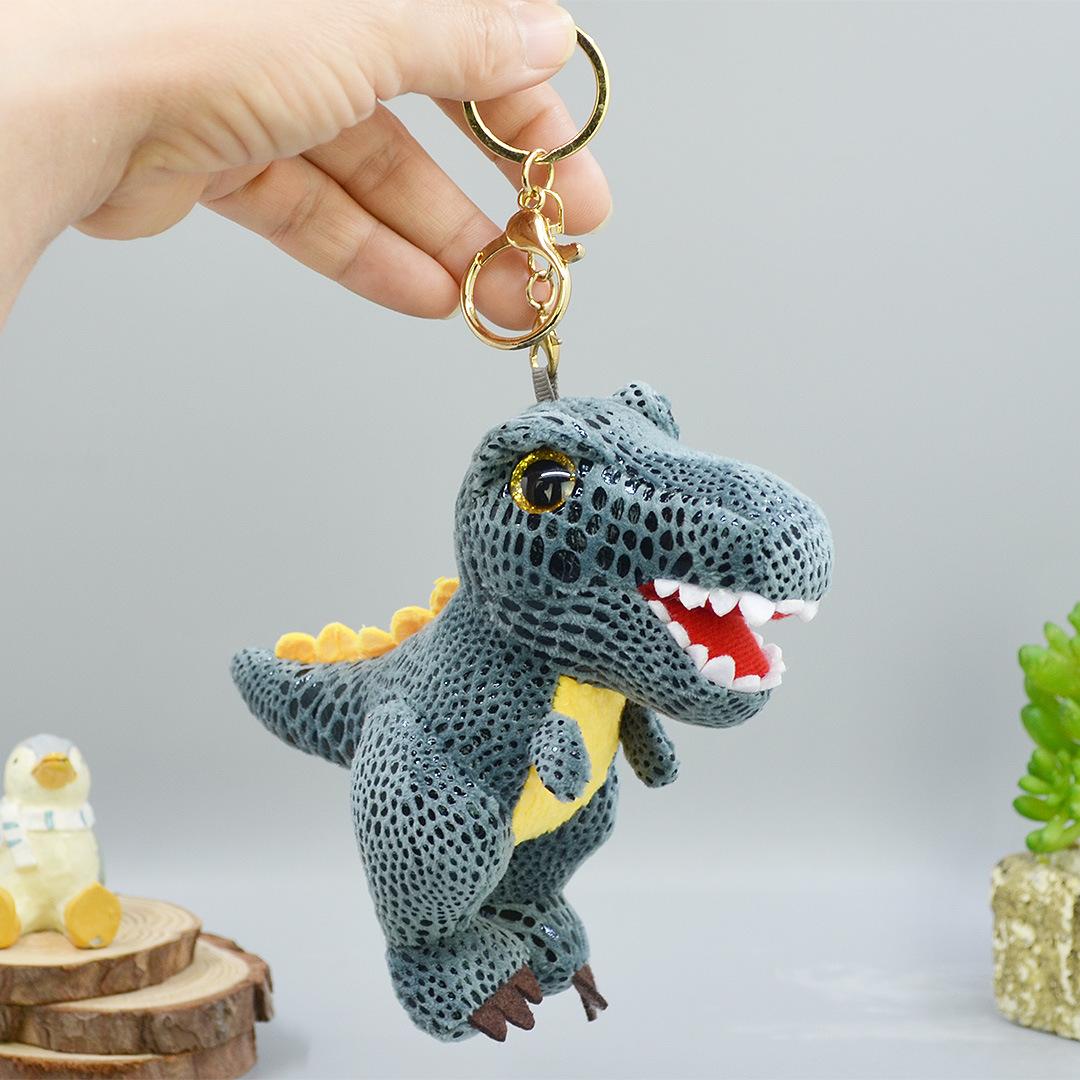 

1Piece Animation Big Eye Dinosaur Doll Keychain Playful Cute Keychain Car Key Charm Backpack Decoration Charms Kids Birthday Small Present