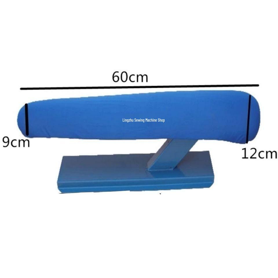 Compact Steaming Ironing Set: Round Stool, Board, Arm, Sleeve, Cage.