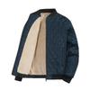 Solid Color Zipper Pocket Cardigan Autumn and Winter Men's Baseball Collar Jacket Fashionable Casual Top