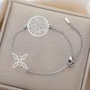 Classic Tetragrammaton Pentagram Bracelets Stainless Steel Wicca Witch Knot Bracelet for Women Solomon Amulet Jewelry