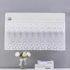 Lace Embroidery Flower Curtain Windproof Dust-Proof Hanging Cover Anti-Direct Blowing Air Conditioning Curtain Bedroom Decor