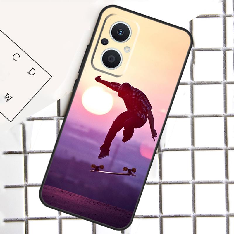 Cool Skate Phone Case For OPPO Reno 8T 7 8 Lite 14F 14 13 12 11 F 10 Pro OPPO Find X8 X6 X5 X9 Pro Cover