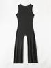 2024 Square Neck Seamless Yoga Jumpsuit with Flared Pants