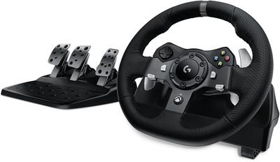 Volan cu fir Logitech G920 Driving Force pentru PC/Xbox One Negru (941-000123)