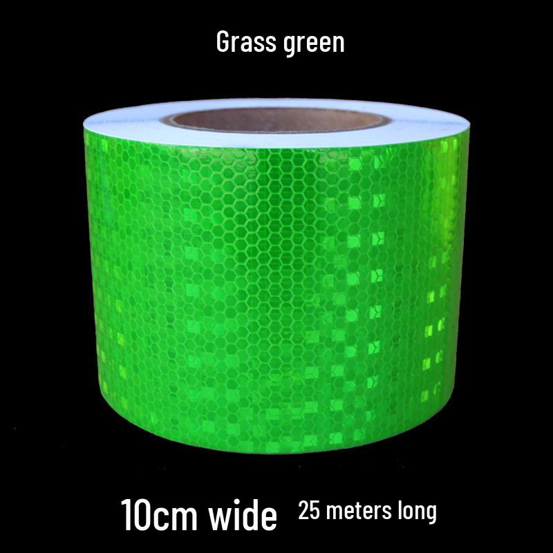 5cm Black Yellow Reflective Honeycomb Arrow Warning Tape Car Sticker