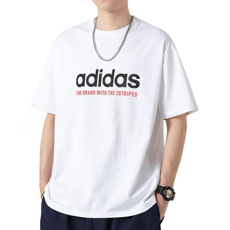 Adidas Sportswear Fashion Comfortable Breathable Round Neck Short Sleeve T-Shirt Men Tops KG8941