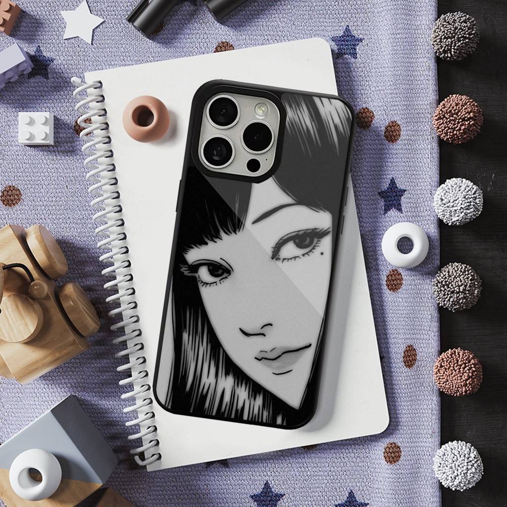 

Comics J-Junji Ito T-Tomie Phone Case For iPhone 16,15,14,13,12,11,Pro,Max,Plus,Mini,Magsafe,Magnetic Wireless Charging Case iPhone13