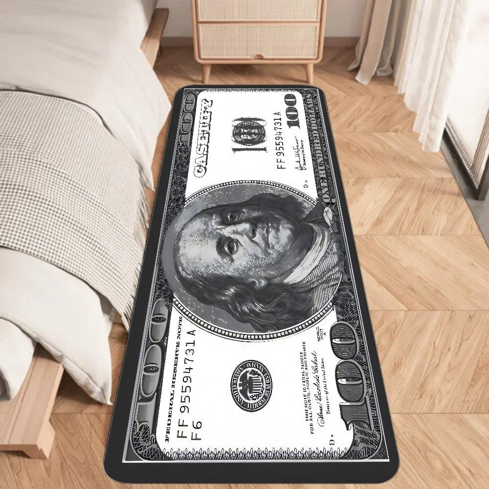 Tappeto Tappetino Tappeto Stampa Banconota da 100 Dollari - Arte Graffiti & Design Classico per Soggiorno Camera da Letto Decorazione Casa Tappetino per Pavimento