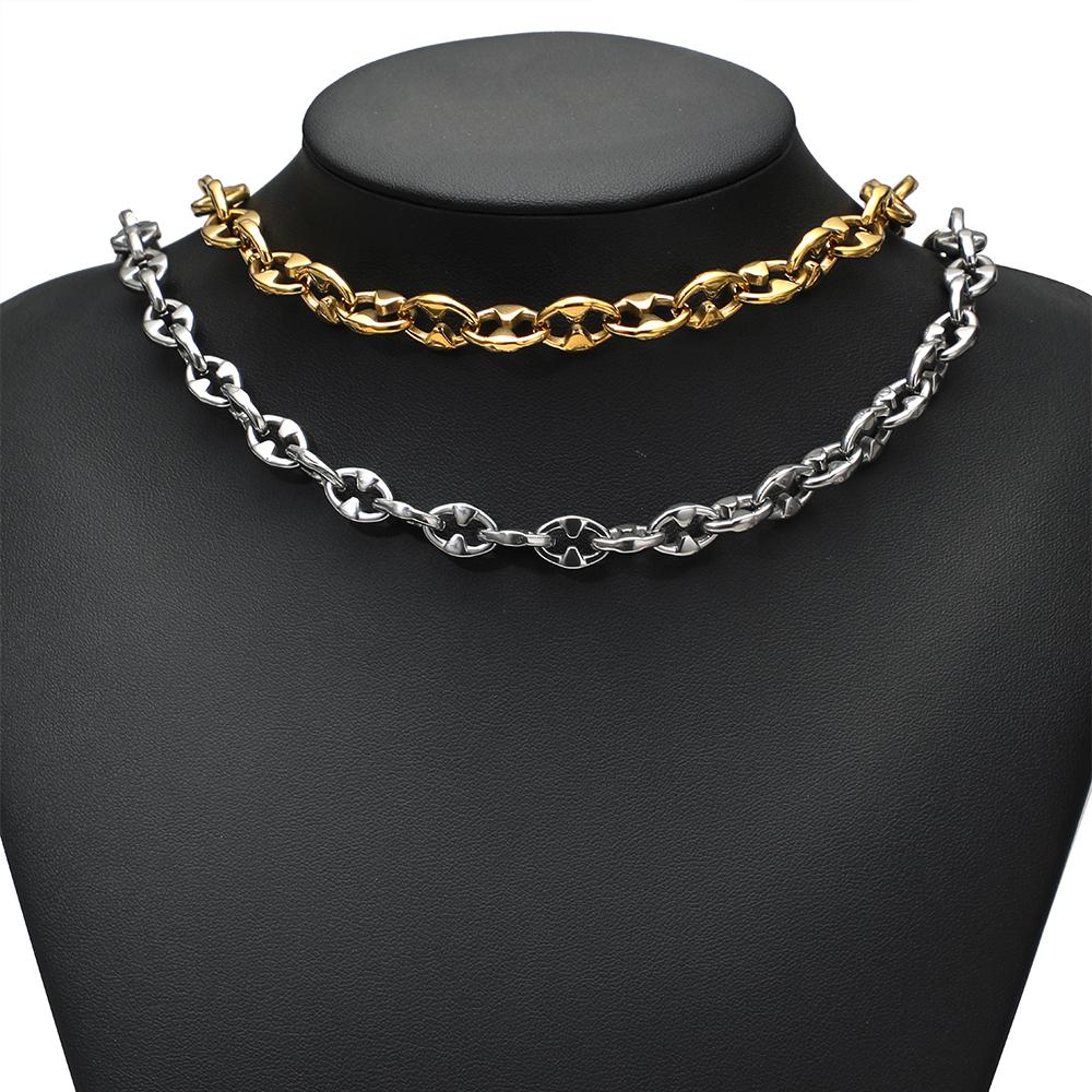 1 Meter Stainless Steel O Link Rolo Cable Chunky Chains for DIY Jewelry Bracelets Supplies Necklace Findings Earrings Making