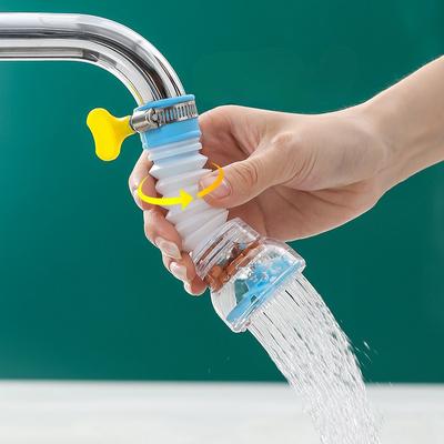 Home Kitchen Faucet Splash Proof Nozzle Extension Filter Rotatable Vermiculite Showerhead