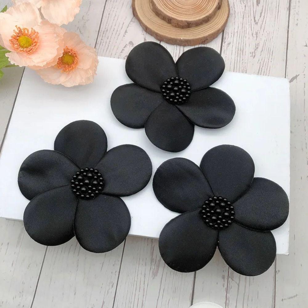 2PCS Handmade Clothing Patches 3D Clothing Applique DIY Flower Appliques  Dressmaking