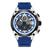 Megir Men Sport Watch Relogio Masculino Blue Silicone Strap Mens Watches Top Brand Luxury Luminous Waterproof Quartz Watch Man