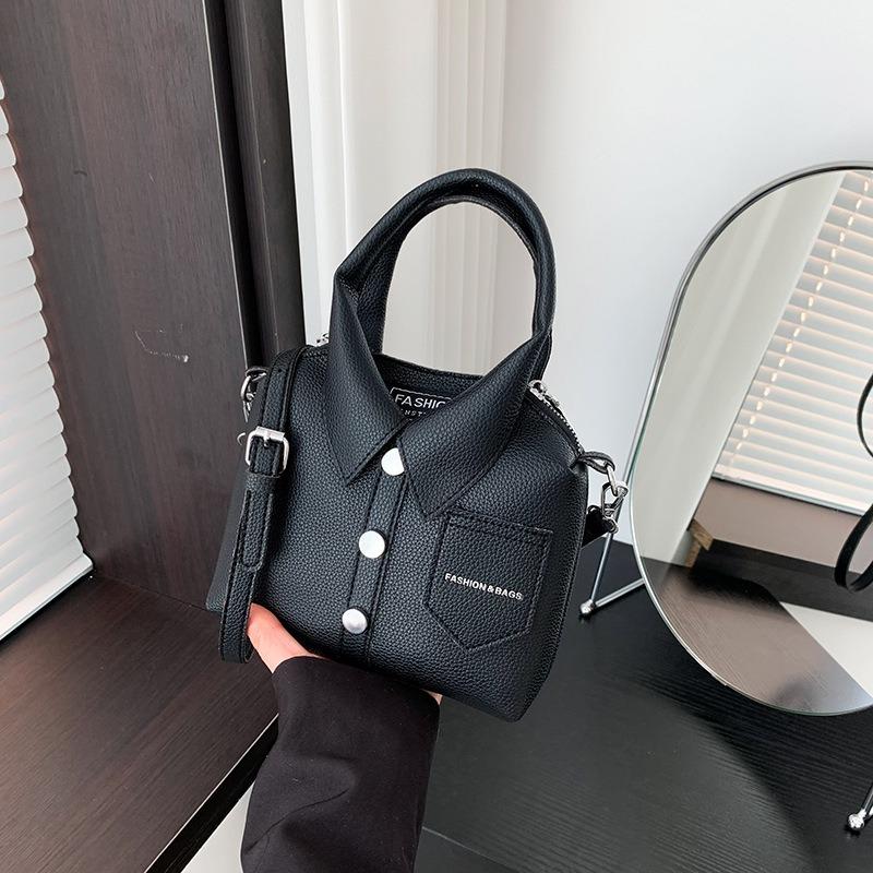 Personalized Women's Bag Handbag New Fashion High-end Texture Contrasting Color Casual Shoulder Messenger Bag