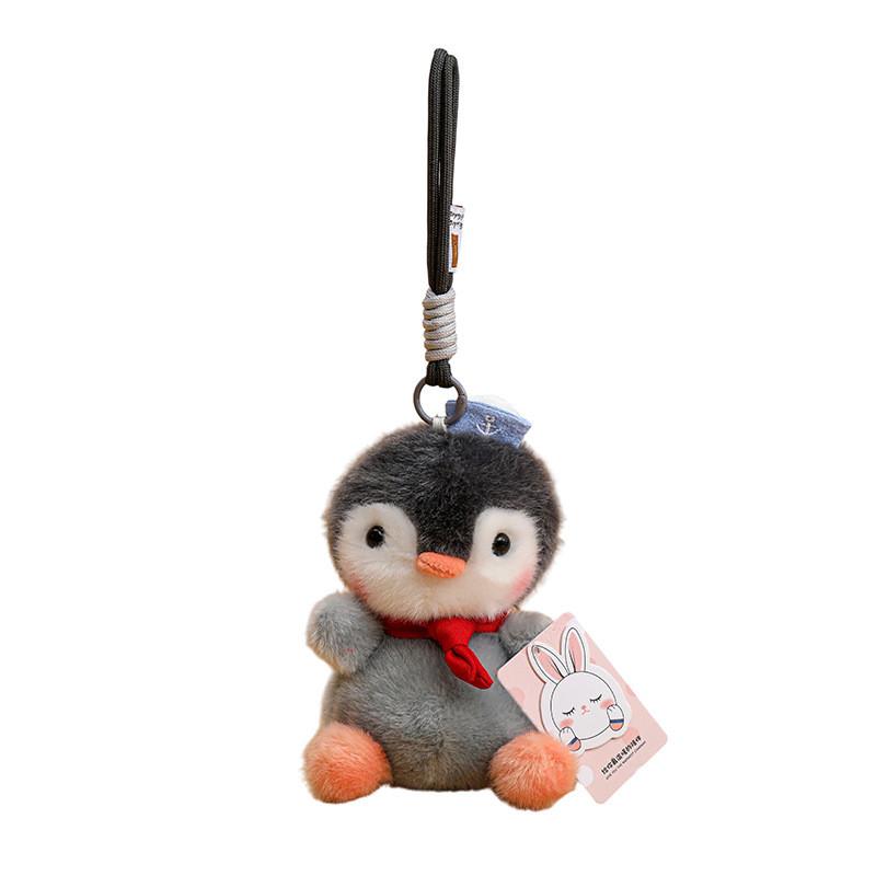 Penguin Plush Keychain Cartoon Soft Toy With Pp Cotton For Bag Decor And Gifts