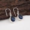 London Blue Topaz Jewelry, 925 Solid Sterling Silver Earrings, Handmade Gemstone Jewelry Earrings For Memorial Day