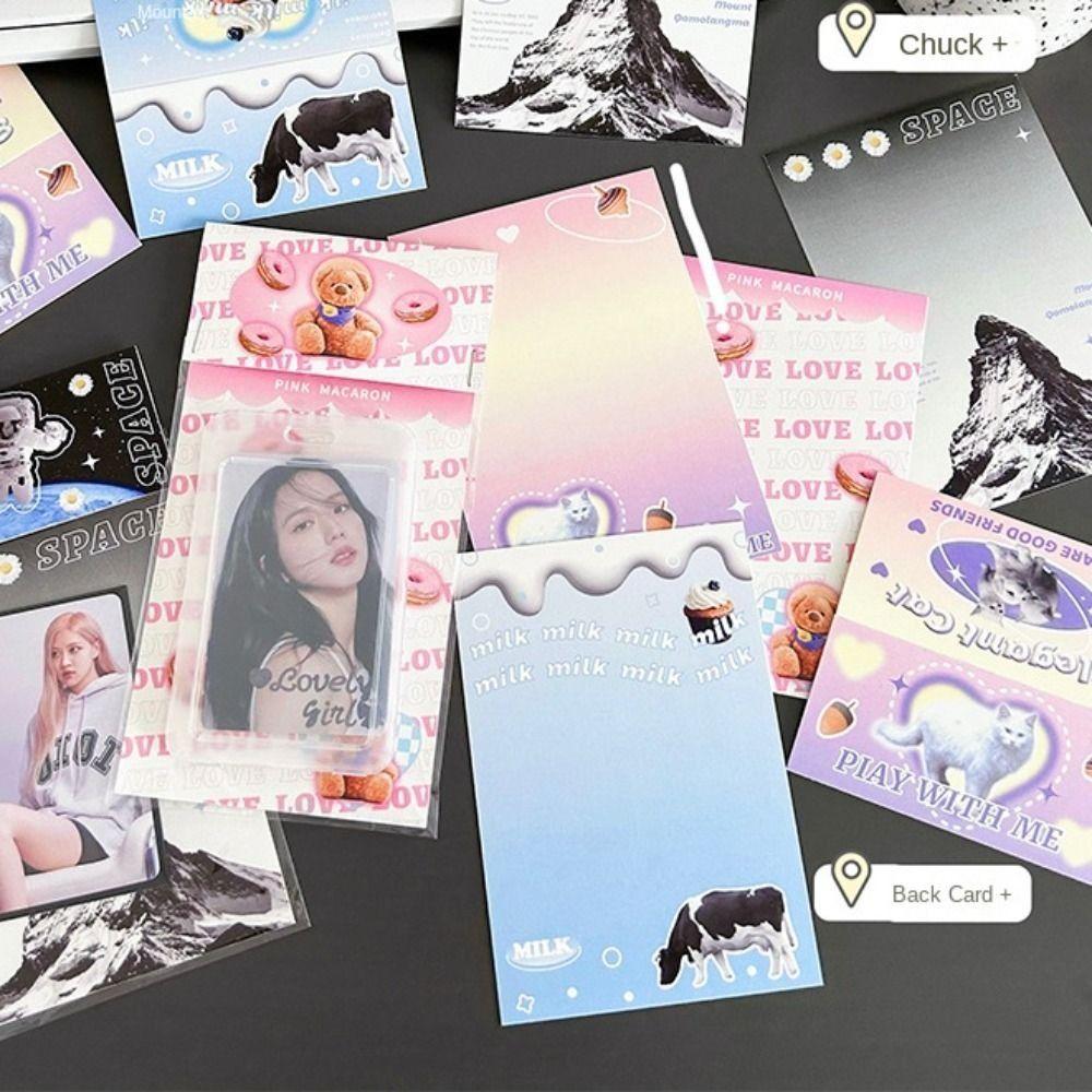 

Self Sealing Love Jewelry Self-adhesive Bag Idol Card Holder Gift Packaging Bags Postcards F 10 pcs