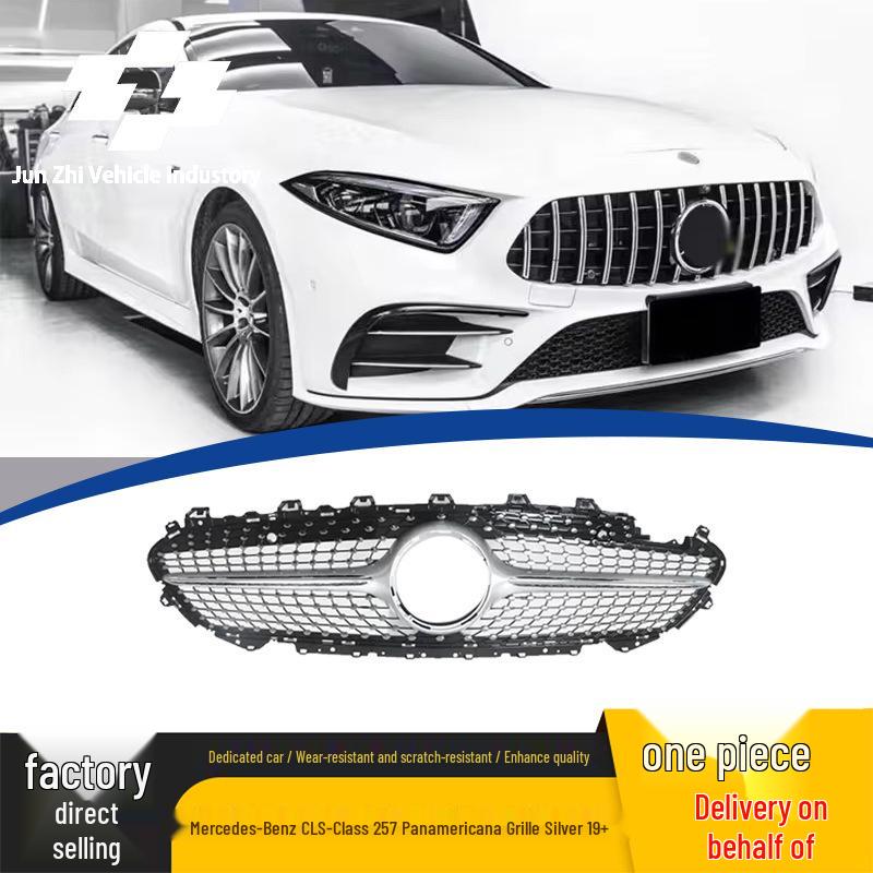 Silver Front Grille Replacement for Mercedes-Benz CLS-Class W257 (2019-2025)