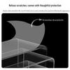 Acrylic U-Shaped Display Stand for Cosmetics, Jewelry, and Shoes - Transparent Display Rack with Compartments
